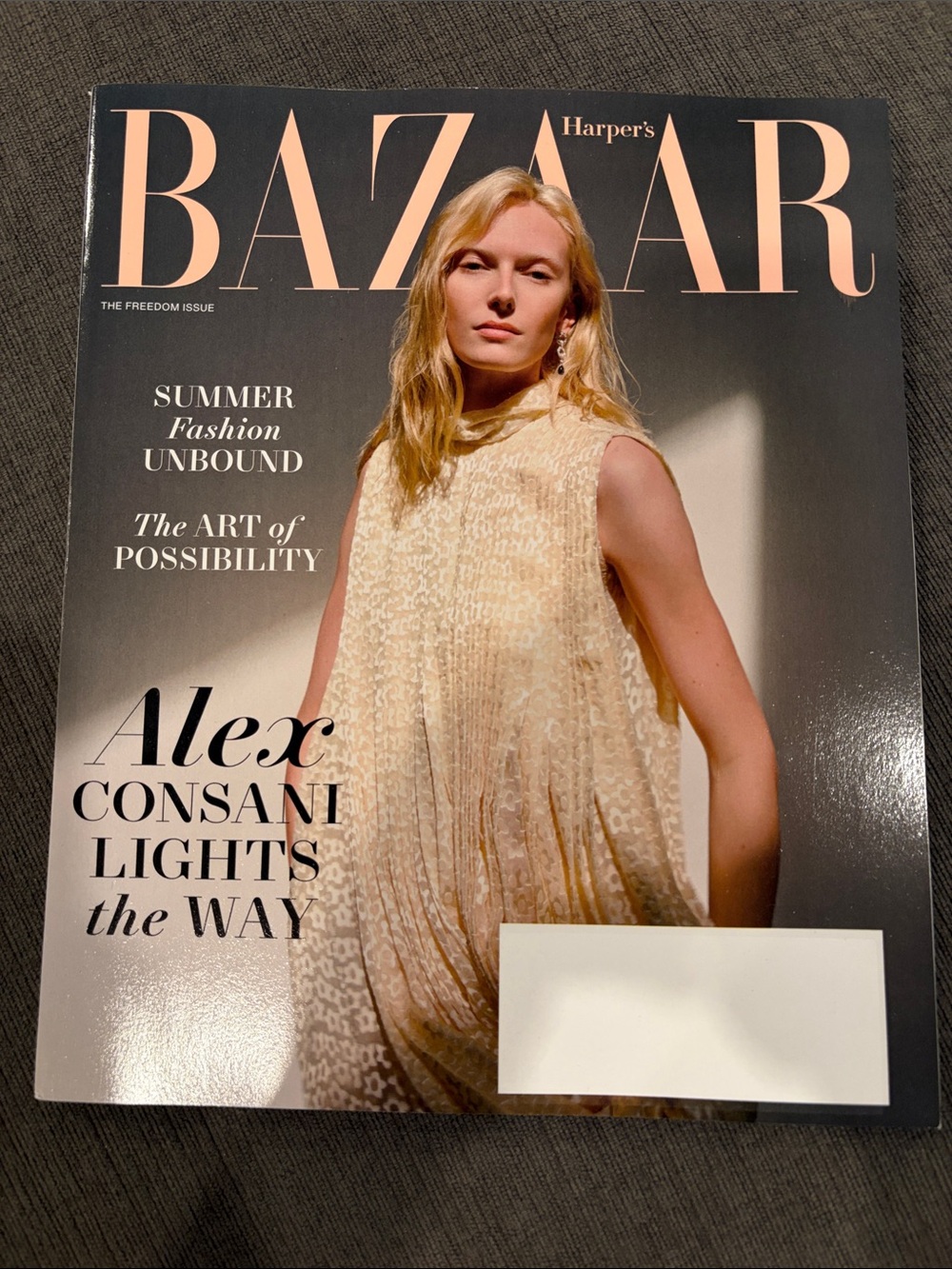 Harper’s Bazaar Magazine - Summer 2026 - The Freedom Issue - Alex Consani - NEW!